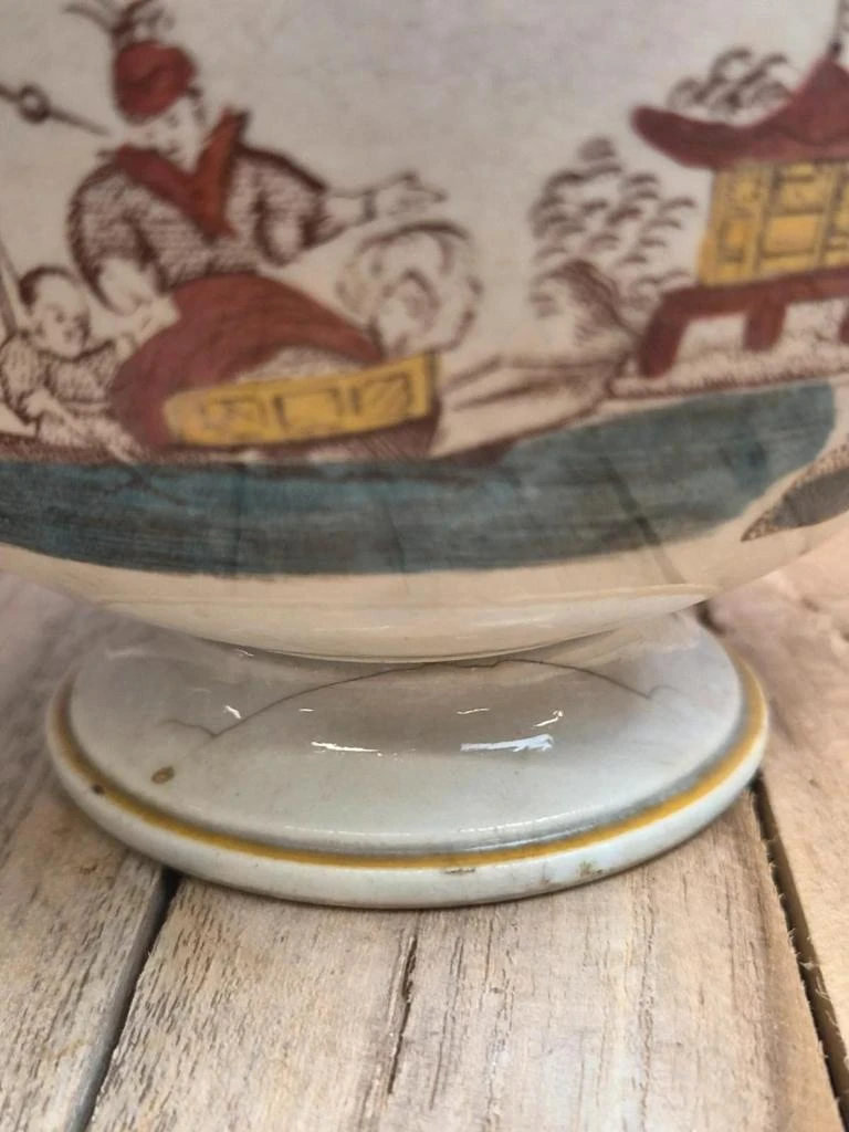 Jules Vieillard Bordeaux Tonkin standing soup bowl – circa 1850 – photo 4